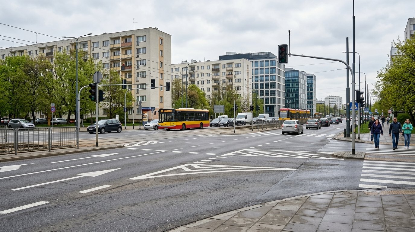 Zmiany w organizacji ruchu na skrzyżowaniu ulic Cybernetyki i Rzymowskiego