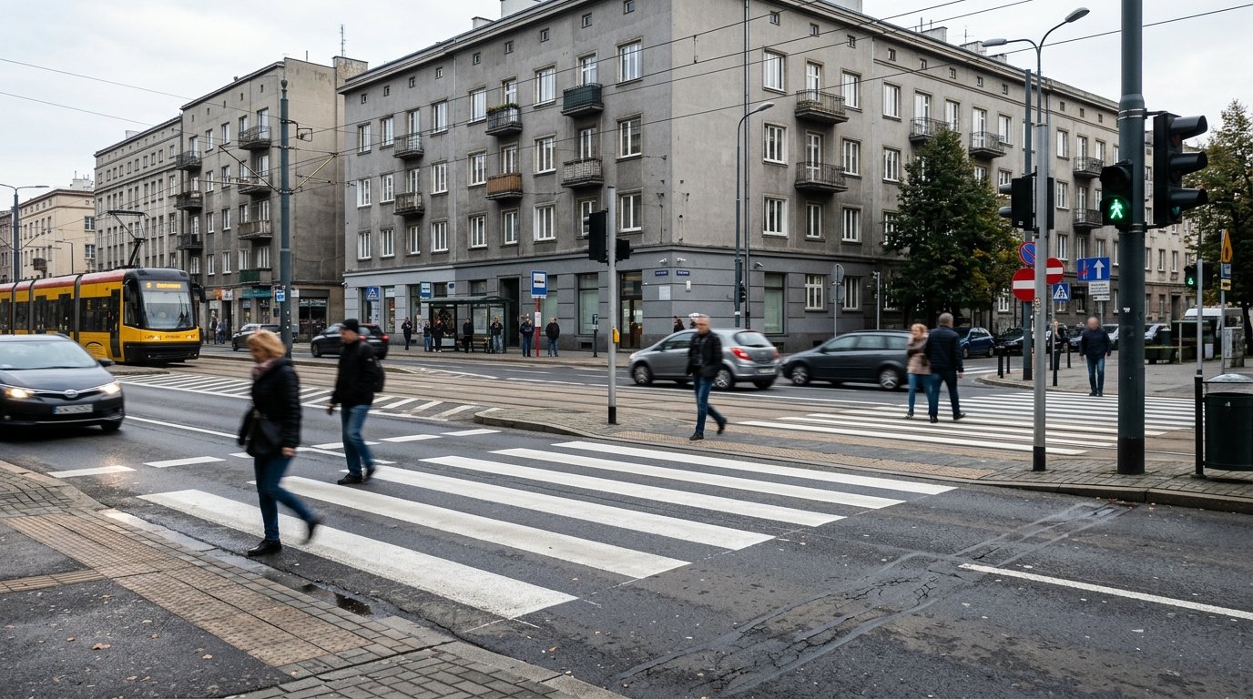Podsumowanie działań „Bezpieczny Pieszy” w Katowicach