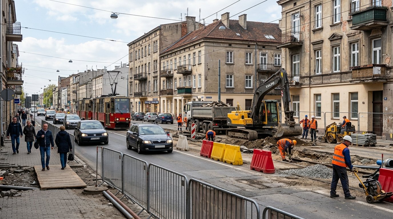 Postępy prac drogowych na Starym Mieście. Trwa modernizacja ulic