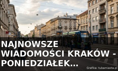 Najnowsze wiadomości Kraków – Poniedziałek 13.07.2026