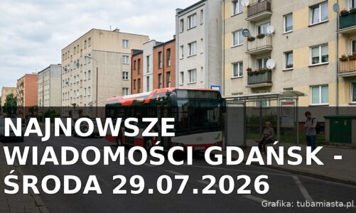 Najnowsze wiadomości Gdańsk – Środa 29.07.2026
