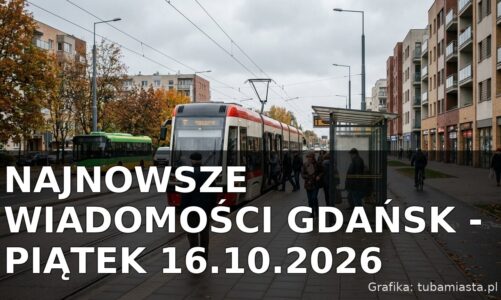 Najnowsze wiadomości Gdańsk – Piątek 16.10.2026