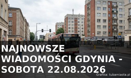 Najnowsze wiadomości Gdynia – Sobota 22.08.2026