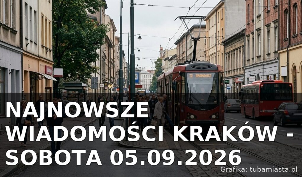 Najnowsze wiadomości Kraków – Sobota 05.09.2026