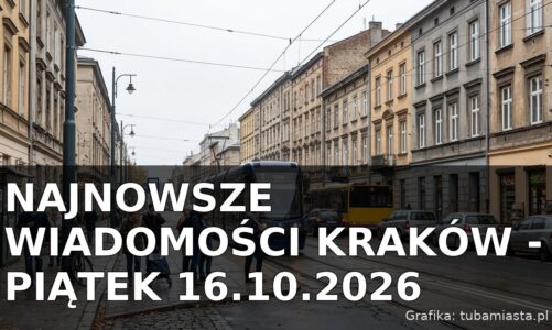 Najnowsze wiadomości Kraków – Piątek 16.10.2026