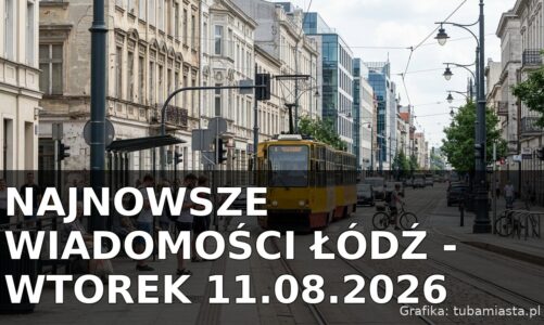 Najnowsze wiadomości Łódź – Wtorek 11.08.2026