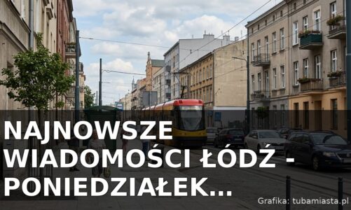 Najnowsze wiadomości Łódź – Poniedziałek 17.08.2026