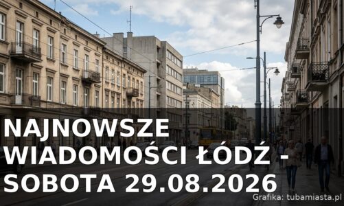 Najnowsze wiadomości Łódź – Sobota 29.08.2026
