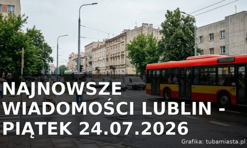 Najnowsze wiadomości Lublin – Piątek 24.07.2026