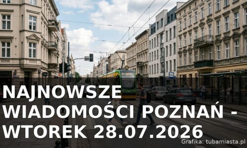 Najnowsze wiadomości Poznań – Wtorek 28.07.2026