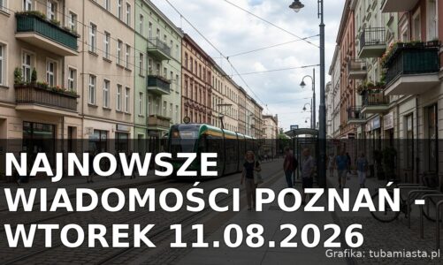 Najnowsze wiadomości Poznań – Wtorek 11.08.2026