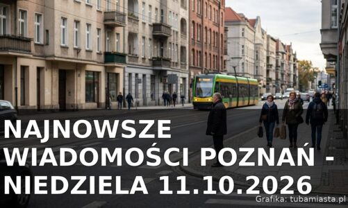 Najnowsze wiadomości Poznań – Niedziela 11.10.2026