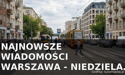 Najnowsze wiadomości Warszawa – Niedziela 30.08.2026