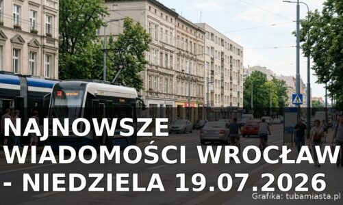 Najnowsze wiadomości Wrocław – Niedziela 19.07.2026