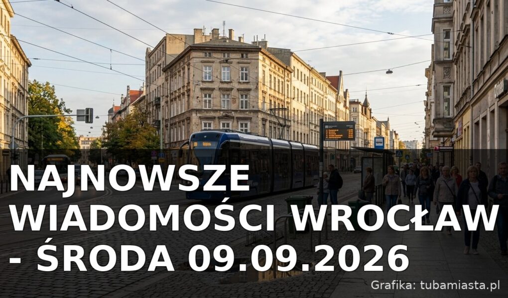 Najnowsze wiadomości Wrocław – Środa 09.09.2026
