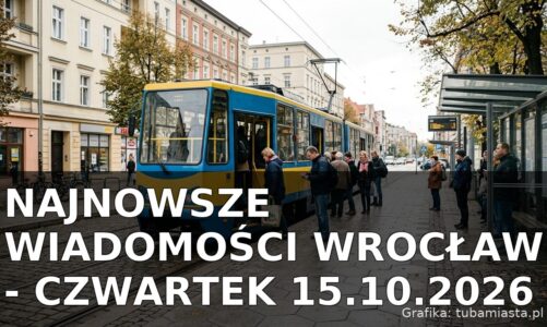 Najnowsze wiadomości Wrocław – Czwartek 15.10.2026