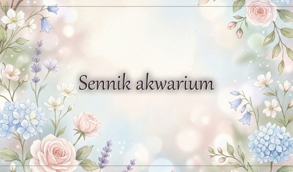 Sennik akwarium