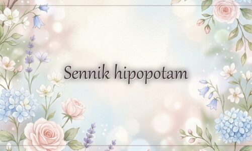 Sennik hipopotam