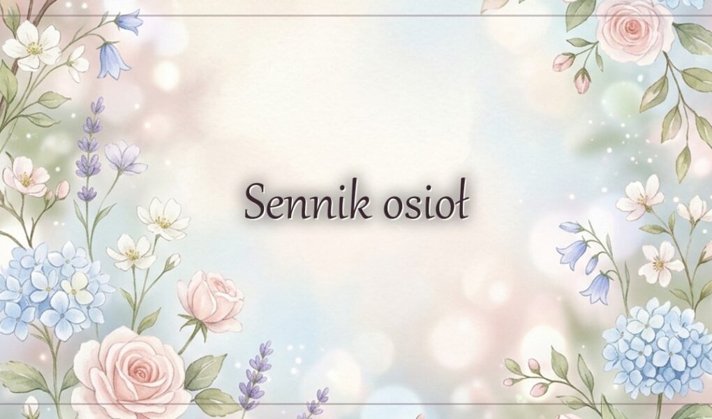 Sennik osioł