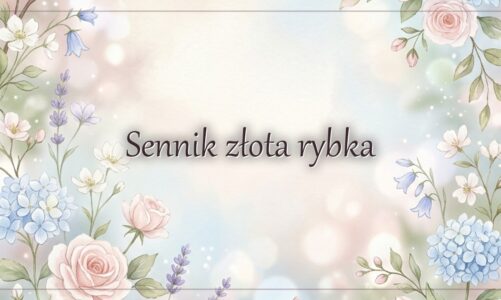Sennik złota rybka – znaczenie snu o złotej rybce